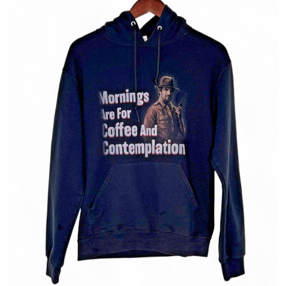 Mornings are for Coffee and Contemplation Jim Hopper Hoodie Stranger Things S